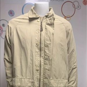 POLO Ralph Lauren Full Zip Woll Lined Beige Field Coat Jacket Men’s Sz M